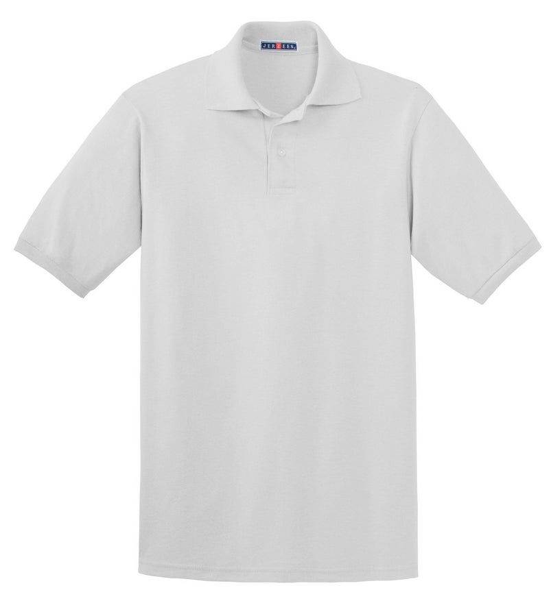 Jerzees Men's Spot Shield Short Sleeve Polo Sport Shirt, ash, 3X-Large - Image 2
